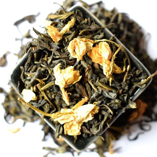 China Jasmine with Flowers, green tea