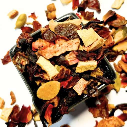 Ziemassvētku Noskaņa, augļu tēja 